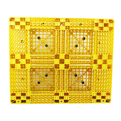 Материал 100% девственницы желтых пластиковых паллетов HDPE PP Stackable