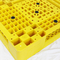 Материал 100% девственницы желтых пластиковых паллетов HDPE PP Stackable