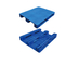 Паллет голубых паллетов HDPE пластиковых Nestable повторно использованный пластиковый сверхмощный