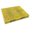 HDPE евро паллетов решетки паллет верхнего желтого пластикового пластиковый для системы класть на полку