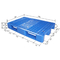 Паллеты темно-синего HDPE реверзибельные пластиковые поверхность 1200 x 800 решеток