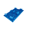 Пути стороны 4 паллета HDPE паллет сверхмощного пластикового голубого одиночного пластиковый