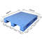 HDPE 1200mm*1000mm*170mm пластикового паллета склада OEM голубой повторно использованный