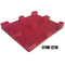 Девственницы паллета SGS красный цвет паллетов HDPE удара изготовленной на заказ пластиковой анти-