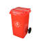 Штабелированное педали мусорной корзины фабрики мусорное ведро 120l большой пластиковой мобильное