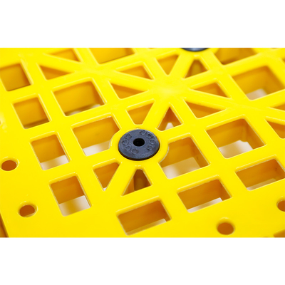 Промышленный голубой красный паллет Stackable 1200X1000 зеленого евро HDPE сверхмощный пластиковый
