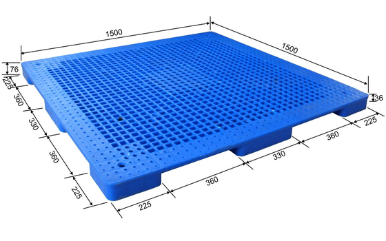 1500*1500 паллет HDPE питания евро 9 пластиковый подгоняет размер тонкий для пола козы